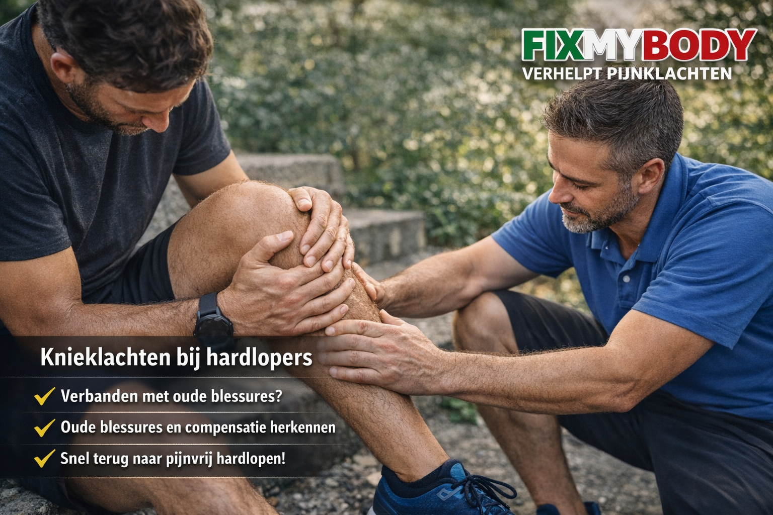 knieklachten snel verholpen door FixmyBody